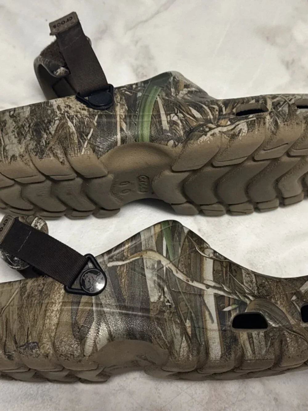 Crocs Offroad Sport RT Max 5 Realtree Camo Mens 7 Womens 9 Adjustable Heel Strap
